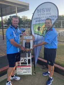 Pairs winners Brent Norman and Ben Morthorpe